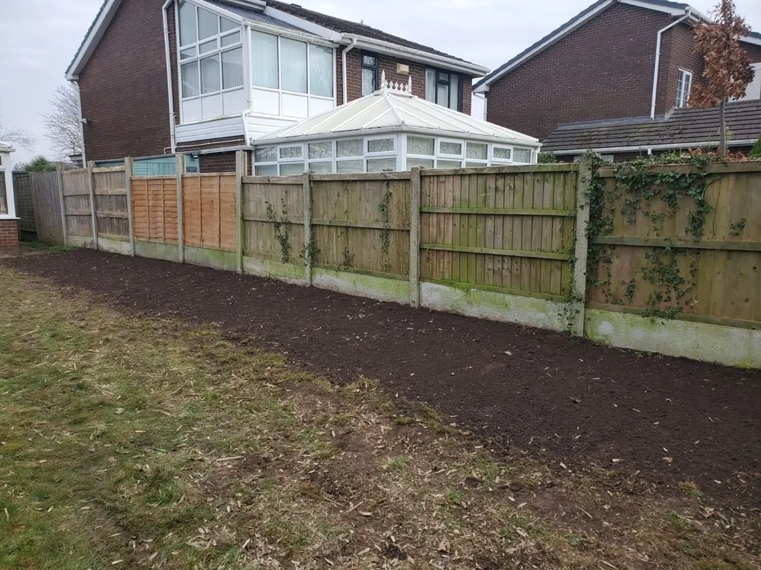 Border in Irby cleared after the bamboo was removed